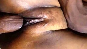 Skinny teen split wide fucked hard doggystyle by big black cock