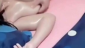 asian teen oil massage turns into steamy passionate bedroom fun