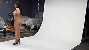 gemma h bares her shaved pussy and small tits in hot photoshoot