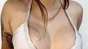 He assumed shyness till her big tits stole the show