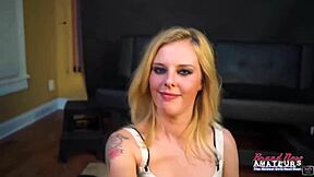 Mya’s Cute Coed Lips Wrap Deep Around Cock Before Pussy Takes Full Thrusts