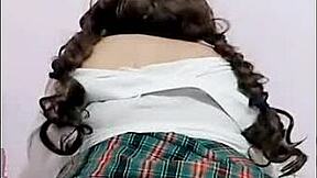 está alumna moja braguitas con orgasmo después escuela rico culo anal creampie grabado