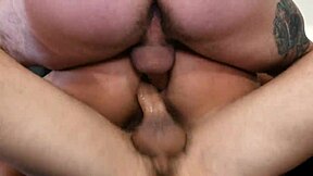 spanish beauty nuria millan takes first double anal... her ass gapes wide open already!