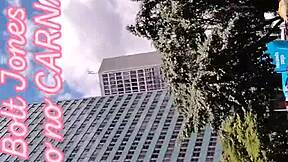 Brazilian blonde's tight ass fucked raw in Rio carnival