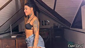 fucking my girlfriend's two hot friends with big asses on halloween night