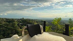 stranger fucks nath gomez raw in hotel jacuzzi pool