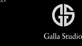 Lana Lova takes on three guys for intense DP action