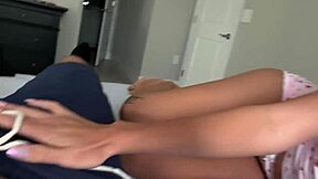 Tiny Latina Step Daughter Sneaks In For Creampie Ride ~ Sasha Tatcha POV Fantasy With Scott Stark