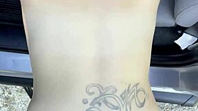 busty petite hooker sucks deep and rides bareback in public till surprise creampie in pussy