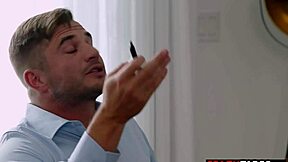 horny penelope kay becomes nathan bronson's big tits sex toy for rough play