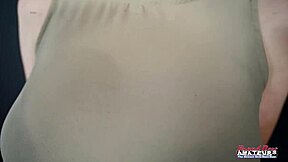 Petite blonde Keyton deepthroats cock before wet pussy pounding!