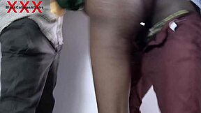 bettys huge boobs bounce as wet ebony pussy gets pounded by classmate 4k