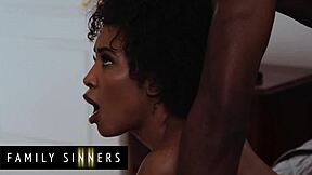 Gorgeous Stepsis Explodes In Orgasms On Stepbro's Thick Cock!