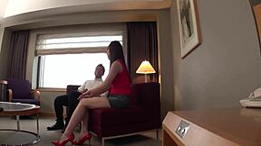 damn tall japanese college girl with huge natural tits flashes armpits and skirt in secret photoshoot!