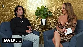 richelle ryan trains nervous young stud anthony white first time