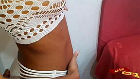 grávida safada squirts hard first time with anal toys and vibrator