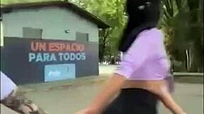 naughty latinas tease tits public then drip wet in lesbian threesome orgy