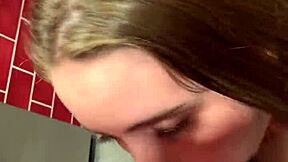 pretty little pawg laney grey sucks huge cock dry in pov blowjob.