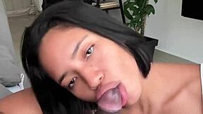 Hey Neighbor, Watch Me Swallow Your Huge Cock Every Inch! 😍💦