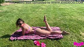 POV Deepthroat for Creepy Sunbather Dakota Marr!