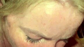 she eyes his huge cock then deepthroats it loving every inch