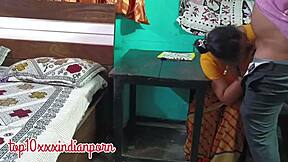 desi stepmom sneaks quickie fuck with clueless teen stepson while aunt watches?