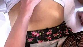 Petite latina tetona gets missionary pounded creampie after school tight