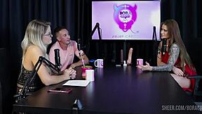 i'm obsessed with tati weg and bruna carlos sheer red cast