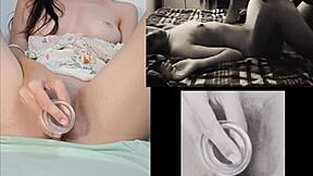 Petite Babe Masturbates Watching Hot Lesbians