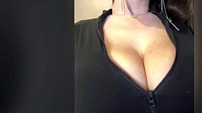 is busty stepmom flashing huge tits for you now?