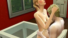 classmate rides student cock in sims 4 game