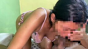 sexy college slut deepthroats my cock hard in lingerie submissiveadventures