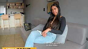 Latina Model Rides Monster Cock After Teasing!