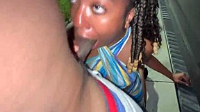 Married trucker slut chokes on my cock in the lot