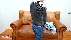 raven, why finger your shaved coed pussy then swallow that cock deep??