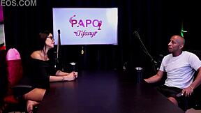 negro shoves monster cock down tasty mulata's throat raw