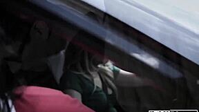 Bend over teen, my cock's ready for your hairy pussy outdoors!