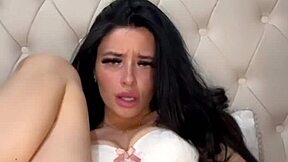 Horny American Teen Exchange Student Masturbates to Squirting Orgasm on Webcam