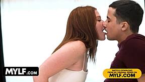 bratty girlfriend sneaks over to lick and fuck my stepmom's pussy doggystyle