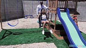 playdate with petite ember snow's big tits pov hardcore snow reality.