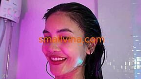 Slutty 18-Year-Old Thai Strips After School Fiercely