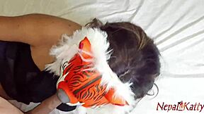 Hindi couple's romantic doggystyle fuck with dirty talk and big ass!