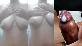 Wife caught masturbating with toy... now watch me cum hard on her