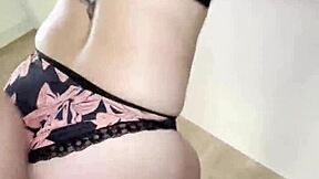 Step Son Fucks MIL In Kitchen After Hubby Leaves