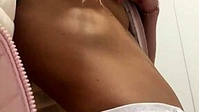 Skinny Blonde Teen Webcam Belly Fetish Masturbation Session