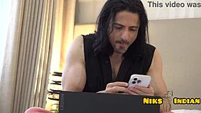 muslim babe rims huge cock before taking rough pounding and massive facial cumshot.