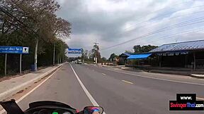 Amateur Asian Teen 18+ Rides Her Monster Dick European Boyfriend POV Hardcore