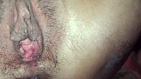 friend's girl moans as i creampie her shaved pussy tight and wet