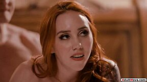 Stepson And Stepdad Pound Stepmom's Shaved Pussy Together