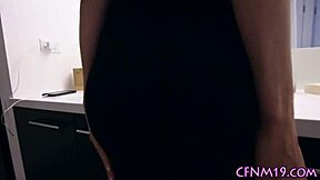 CFNM blonde teen handjobs monster cock to hardcore facial cumshot high def